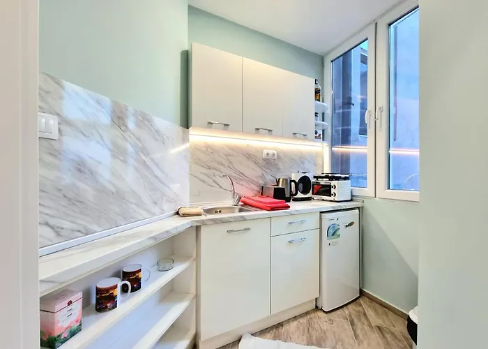 Alexandrovska - Super Centar Luxury شقة بورغاس